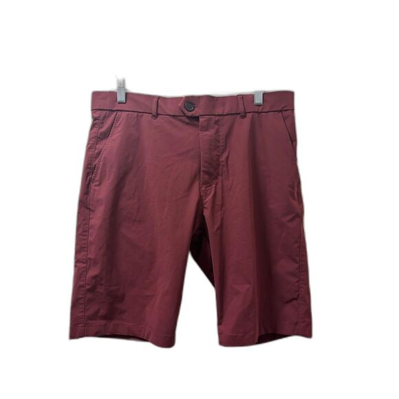 Greyson Montauk Sport Short Men's Golf Size 34 Lightweight Hybrid Red Burgundy - Picture 2 of 4